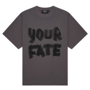 Серая футболка Mascara из плотного хлопка Your Fate унисекс