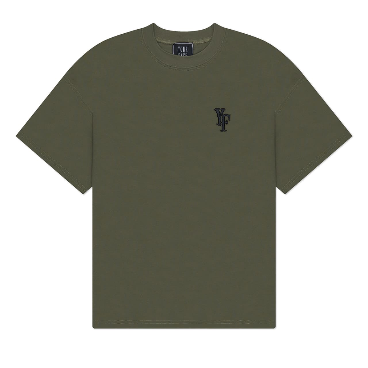 futbolka-your-fate-yf-logo-olive-1